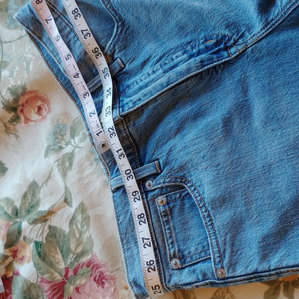 J.Crew High-Rise Slim Wide Leg Jeans in Classic Blue Women's Size 28 NWT - Picture 11 of 17